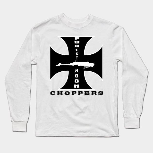 Forest Moon Choppers Long Sleeve T-Shirt by UrbanGeek